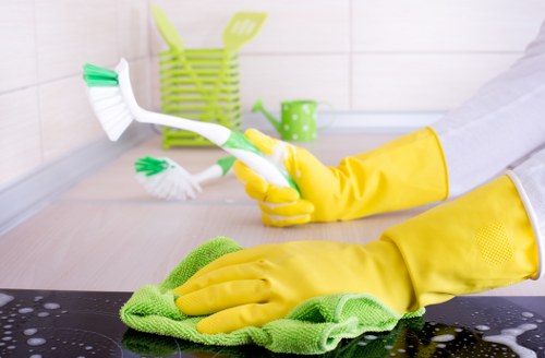 Waste disposal and complaints provisions in carpet cleaning terms