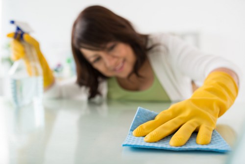 Commercial cleaning company in Ilford cleaning an office space